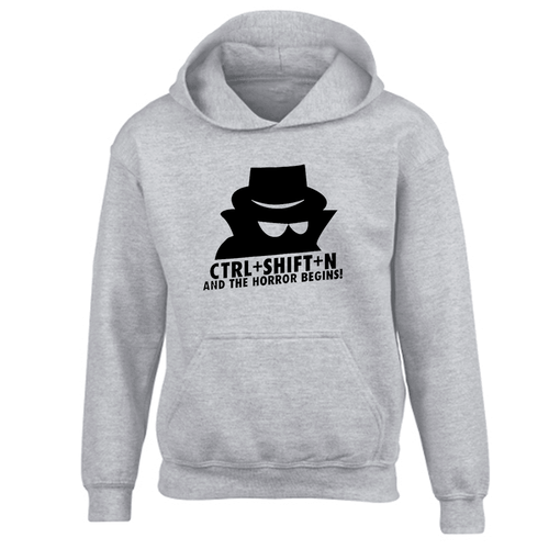 Incognito Slogan Unisex Printed Hooded Sweatshirt - Picture 2 of 14