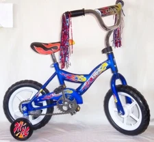 BIKE CHILD BLUE 12 in. with Adj.Training Wheels, BEST QUALITY+FREE USA 3X5' Flag
