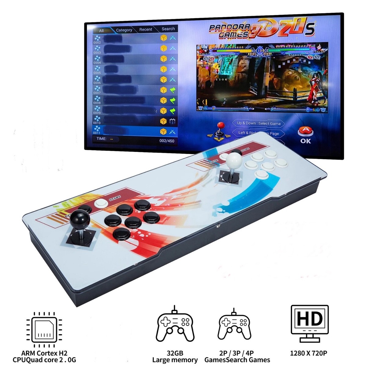 パンドラボックス　26800in1 26800 in 1 Pandora box arcade console 2024 3D Retro Arcade