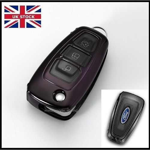 Key Cover for Ford Flip Key Remote Case Fob Skin Protection Shell Hull Car t47* - 第 3/13 張圖片