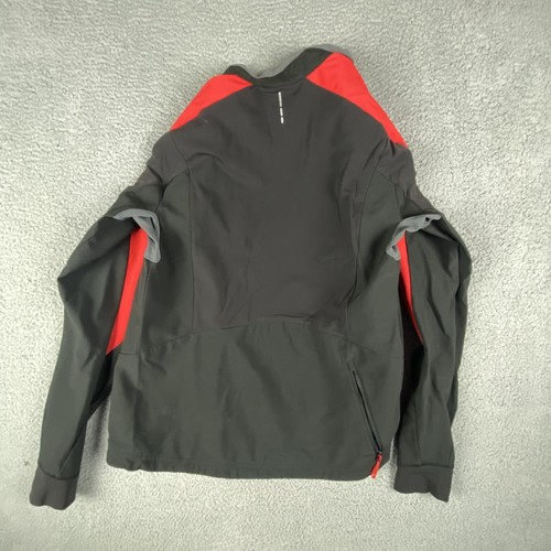Salomon Jacket Mens Small Black Clima Wind Full Zip Windbreaker Running Training - Picture 8 of 9