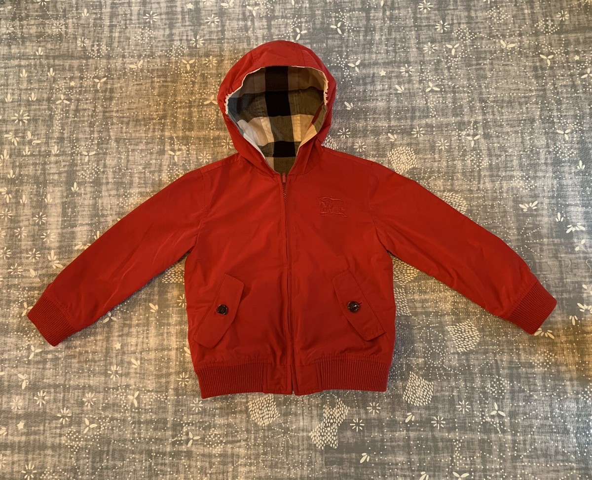 バーバリー　ジャンパー　130 Burberry Kids Boys Girls Reversible Signature Check Plaid