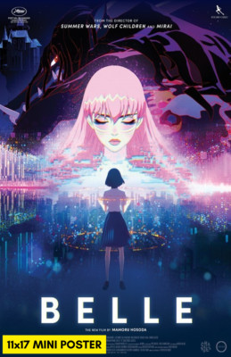 Belle: Ryu to Sobakasu no Hime (2021) Movie Poster 11x17 Anime