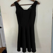 LULUS Women's Black Sleeveless Fit & Flare Dress Size XS
