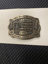 Pewter NRA The Bill Of Rights 3D Detailed Belt Buckle 200th Anniversary 1991