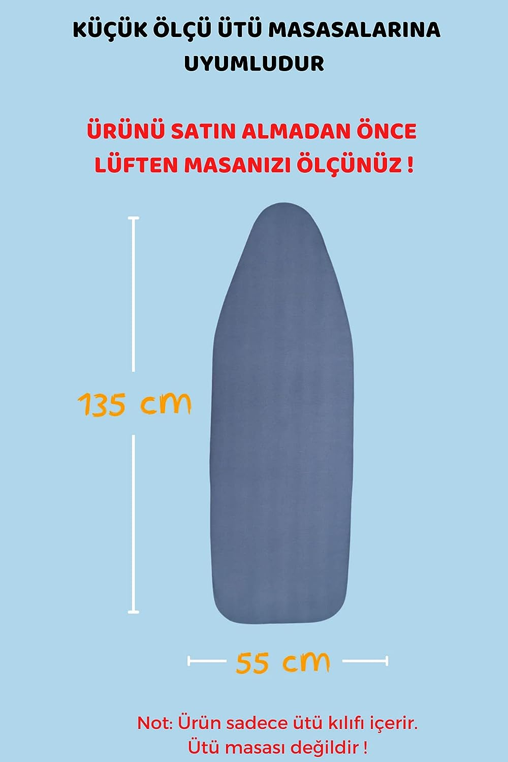 Ironing Board Cover and Pad Standard Size 18X49 Inch, Large Extra Wide eBay