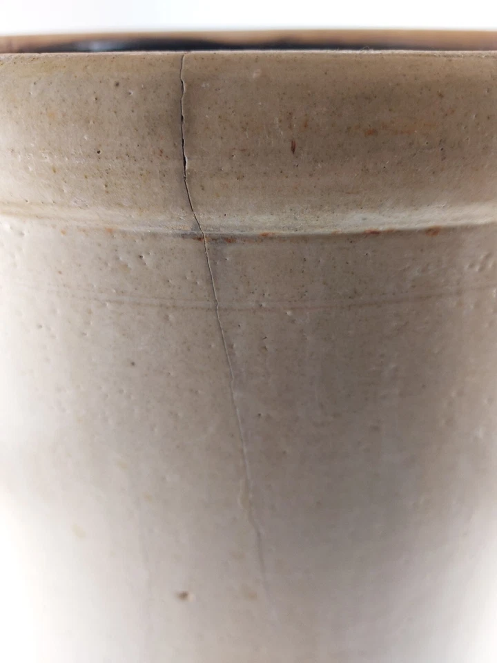 ANTIGUO GRES DE CERÁMICA ALA ROJA ESMALTE DE SAL 4 GAL GOTA DE BARRO 8 + OBJETIVO ¡RARO! Foto 3 de 4