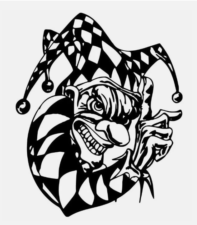 Joker Decal Sticker Window VINYL DECAL STICKER Car Laptop