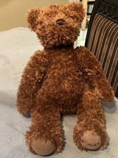 FAO Schwarz Brown Teddy Bear 16" Toys R Us 2012 Cute Stuffed Animal Plush Toy