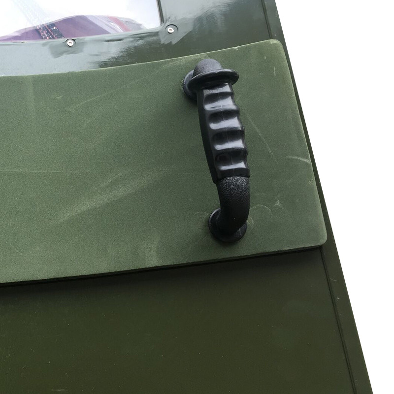 Bouclier Tactique Anti-émeute Plastique 90x50cm - Pour Entraînement, Sécurité, Airsoft Ou Décoration