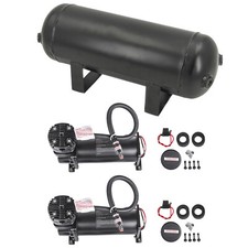 2pcs 200psi Air Compressor 4 Gallon Air Tank Kit For Truck Train 2pcs 200psi Air Compressor 4 Gallon Air Tank Kit For Truck Train