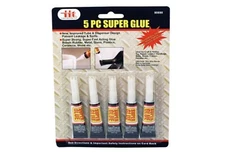 5 Pack Super Glue  Bond To Many Different Materials