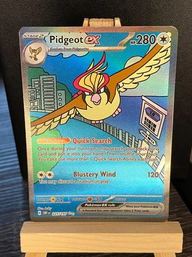 Pidgeot ex 225/197 SIR – Pokemon TCG Scarlet & Violet: Obsidian Flames