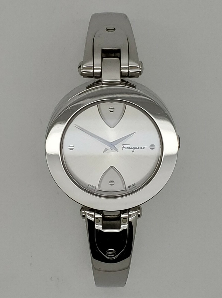 Salvatore Ferragamo FIW070017 Gilio Silver Tone Sapphire  display picture 1