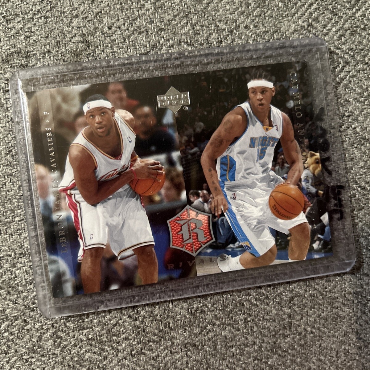2003-04 Upper Deck Rivals #29 LeBRON JAMES / CARMELO ANTHONY 2003-04 Upper Deck Rivals #29 LeBRON JAMES / CARMELO ANTHONY