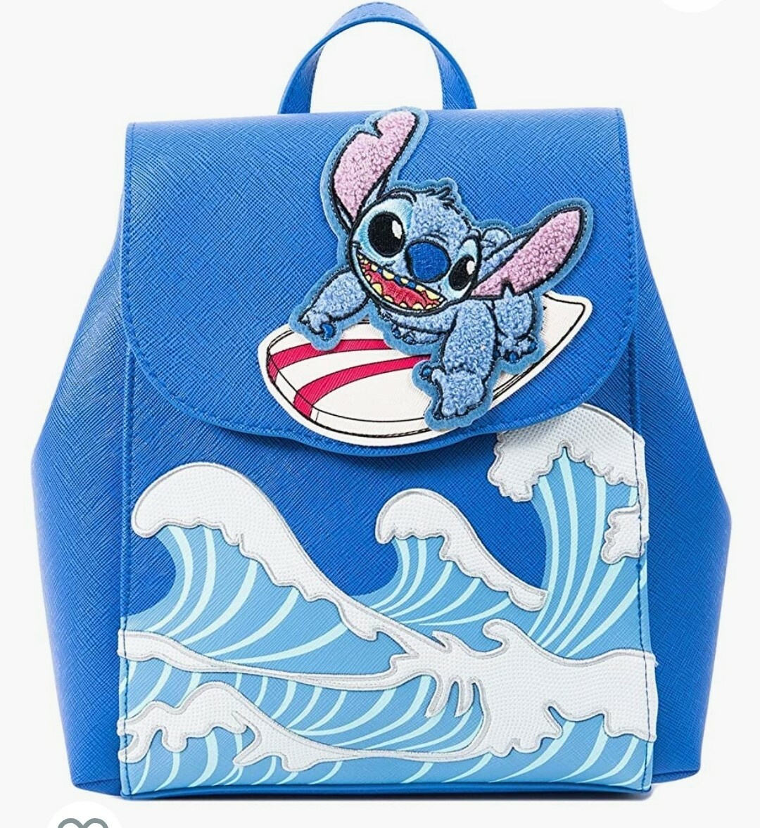 DANIELLE NICOLE Disney Surfing Lilo & Stitch Mini Backpack Danielle Nicole surfing stitch New | Mercari main image 3
