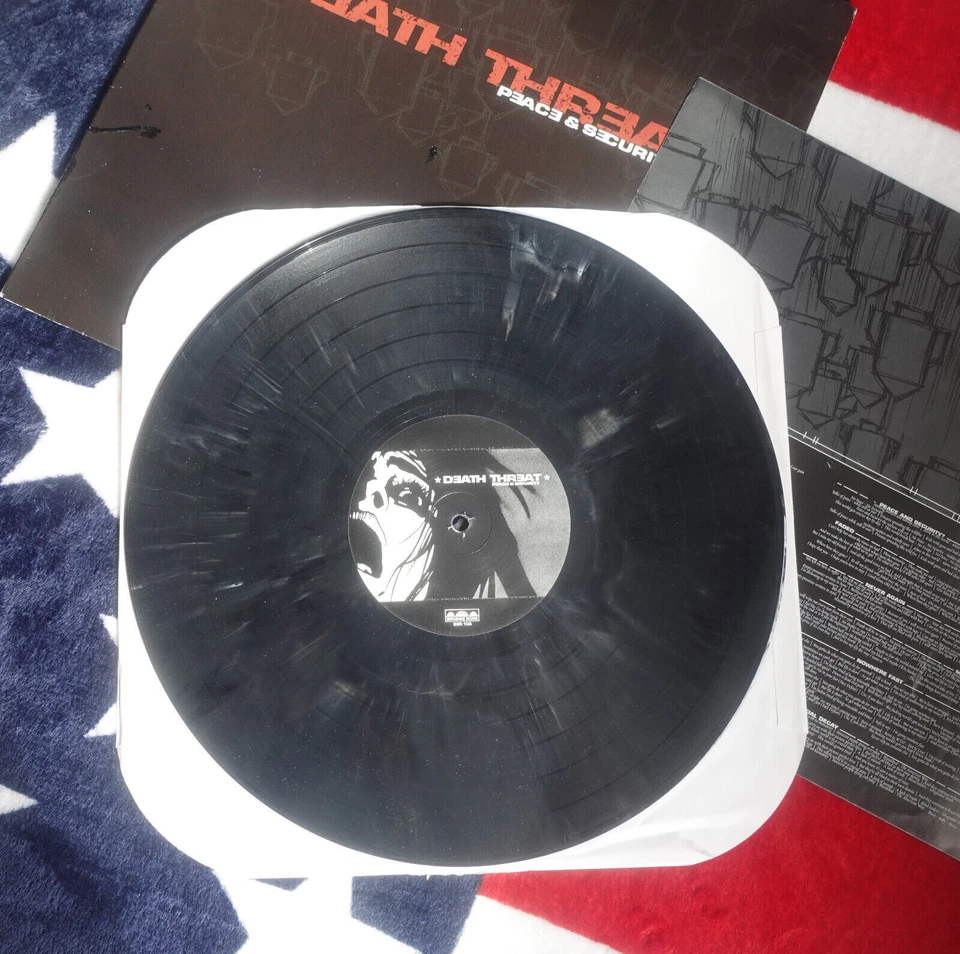 DEATH THREAT - PEACE & SECURITY LP HATEBREED AGNOSTIC FRONT TURNSTILE NO WARNING - Bild 2 von 4