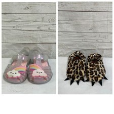 Lot of 2 pairs - Wonder Nation Mary Jane Sandals Size 2 & Slippers Size 12-18M