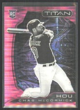2022 Panini Chronicles Titan Pink Pulsar Chas McCormick Rookie #19