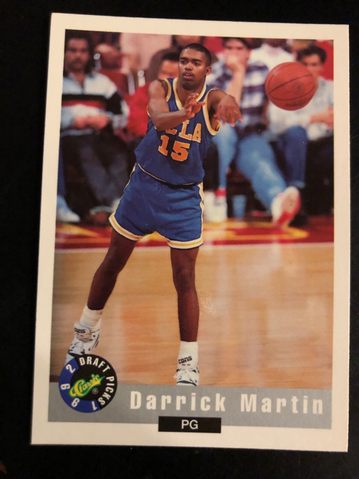 1992 Classic Draft Picks Darrick Martin Rookie Basketball Card #77