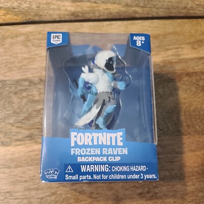 Fortnite Frozen Raven Backpack Purse Bag Clip Epic Games New Ready to Ship