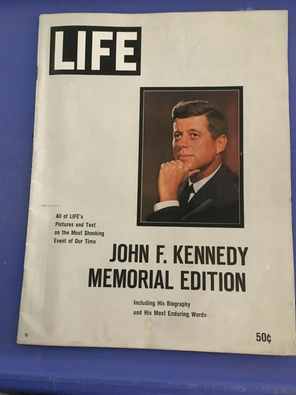 John F. Kennedy Memorial Edition - Life Magazine - 1963 - Very Good Condition!