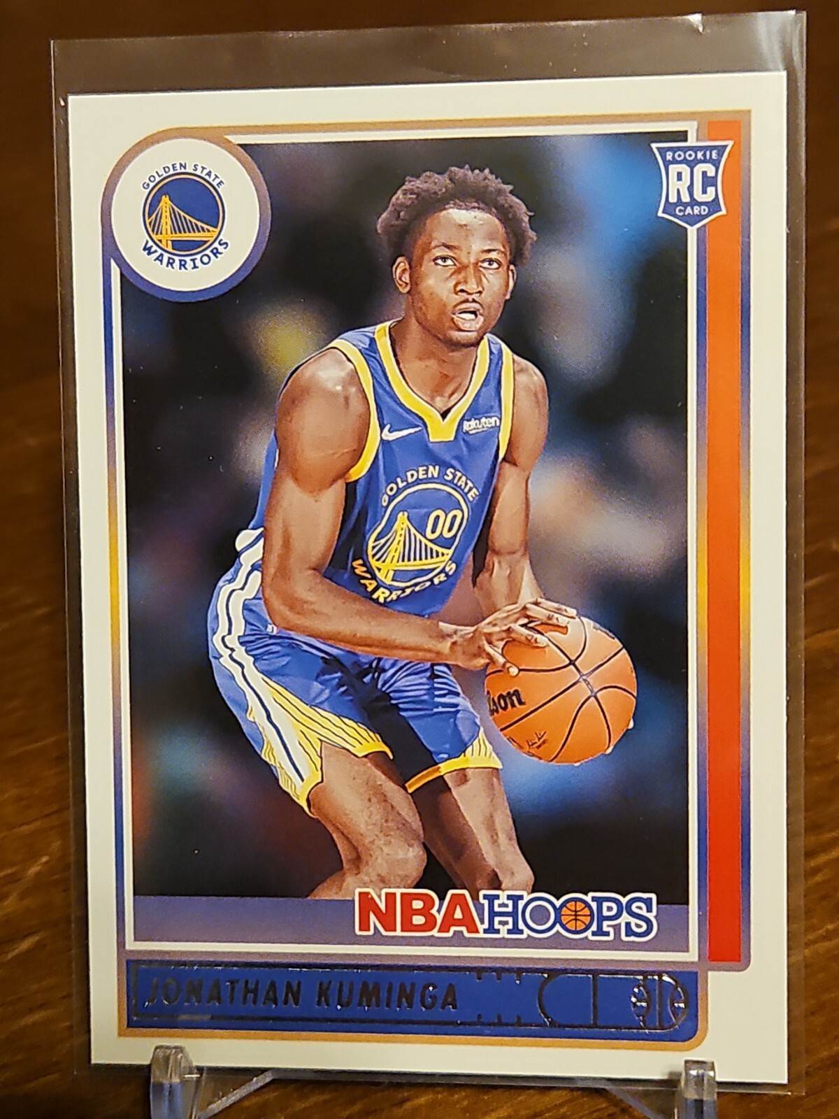 2021-22 NBA Hoops Jonathan Kuminga Base Rookie #219 Warriors 