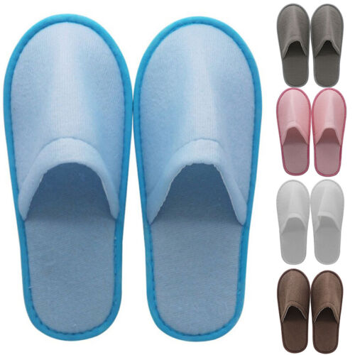 Guest Travel Non-Slip Closed Slippers Spa 1 Pairs Slippers Disposable Toe Hotel' - Picture 1 of 22