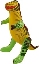 43cm INFLATABLE DINOSAUR Kids BlowUp ReusableToy Animal Dino Party D�cor X99076