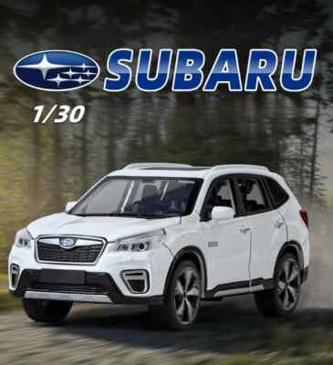 1:30 Subaru Forester Alloy Car Model Diecast Toy Vehicle w/ Sound