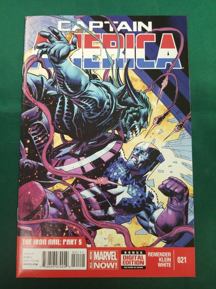 Marvel comic CAPTAIN AMERICA 21冊セット Captain America #21 (2014) Marvel NOW! Cap Loses Powers | eBay