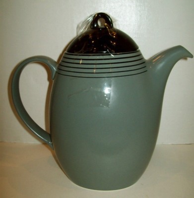 BLOCK CHINA RACE TRACK MODERN 5 CUP COFFEE or TEAPOT