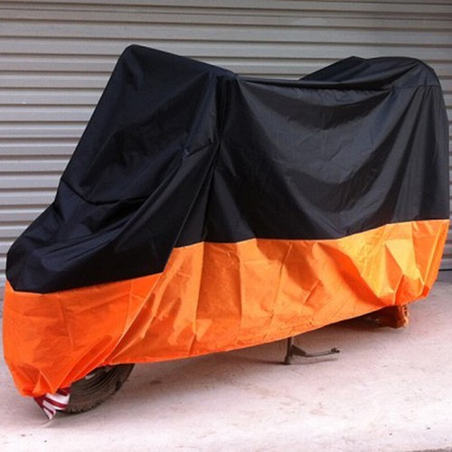 Motorcycle Cover Waterproof Heavy Duty For Winter Outside Storage Snow Rain XXL - Bild 7 von 12