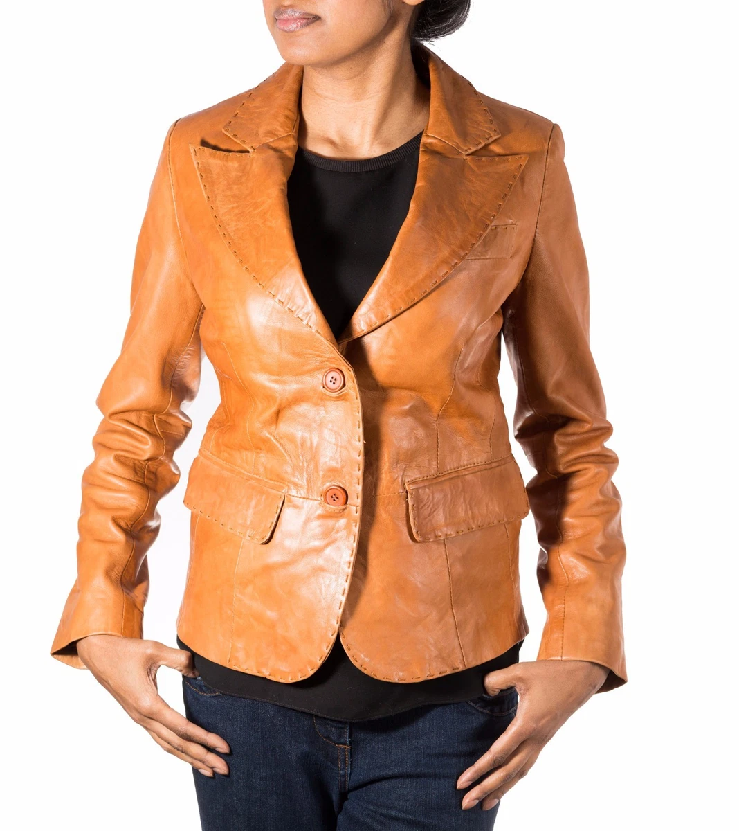 Tan ladies shop blazer
