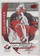 2019 Upper Deck Team Canada Juniors Exclusives 19/250 Genevieve Lacasse #61 1u6