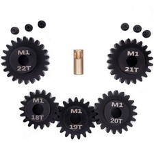 Mod 1 Pinion Gear 5mm Shaft 18T 19T 20T 21T 22T M1 Motor Gear Set RC Car