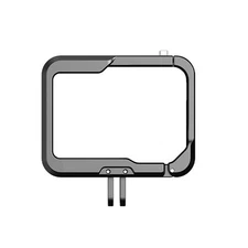 Action Camera Video Cage Metal Vlog Case Protective Housing With Cold Shoe AMUU