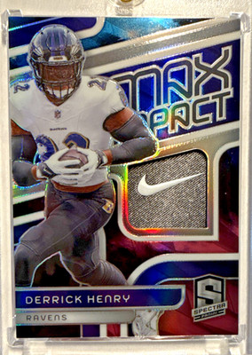 2024 Panini Spectra - Max Impact Derrick Henry #MI-DHY Nebula Prizm /2 (MEM)
