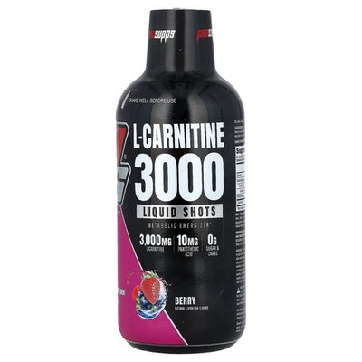 2 X ProSupps, L-Carnitine 3000 Liquid Shots, Berry, 16 fl oz (473 ml)
