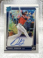 2021 Panini Donruss Optic - Rated Rookie Signatures Daniel Johnson #RRS-DJ White