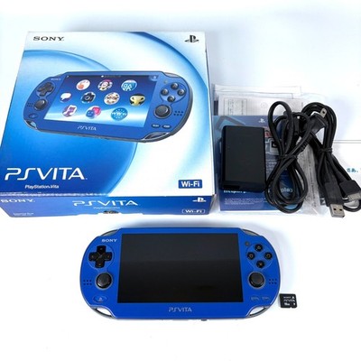Sony PlayStation PS Vita PCH-1000ZA04 Wi-Fi Model Sapphire Blue [Near Mint]