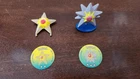 Staryu Starmie TOMY Pokemon Figures Nintendo Vintage 1st Gen With Pogs