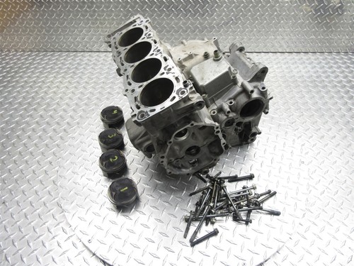 2003 03-04 Suzuki GSXR 1000 GSXR1000 Crankcase Case Engine Motor Block Piston