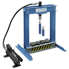 Pressa idraulica manuale da banco FERVI P001/04 per officina 4 ton