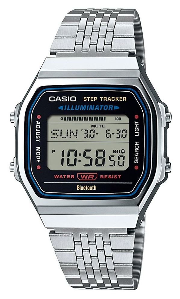 Casio Vintage Bluetooth (41.6mm) Digital Display / Stainless Steel