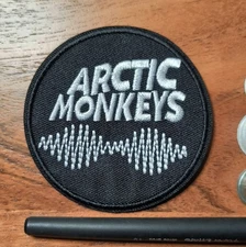  Arctic Monkeys Patch Indie Alt Garage Rock Embroidered Iron On 3,25"