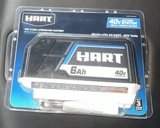 HART 40V 6Ah Lithium-Ion Battery, Black - HLPB041A  (2962) New