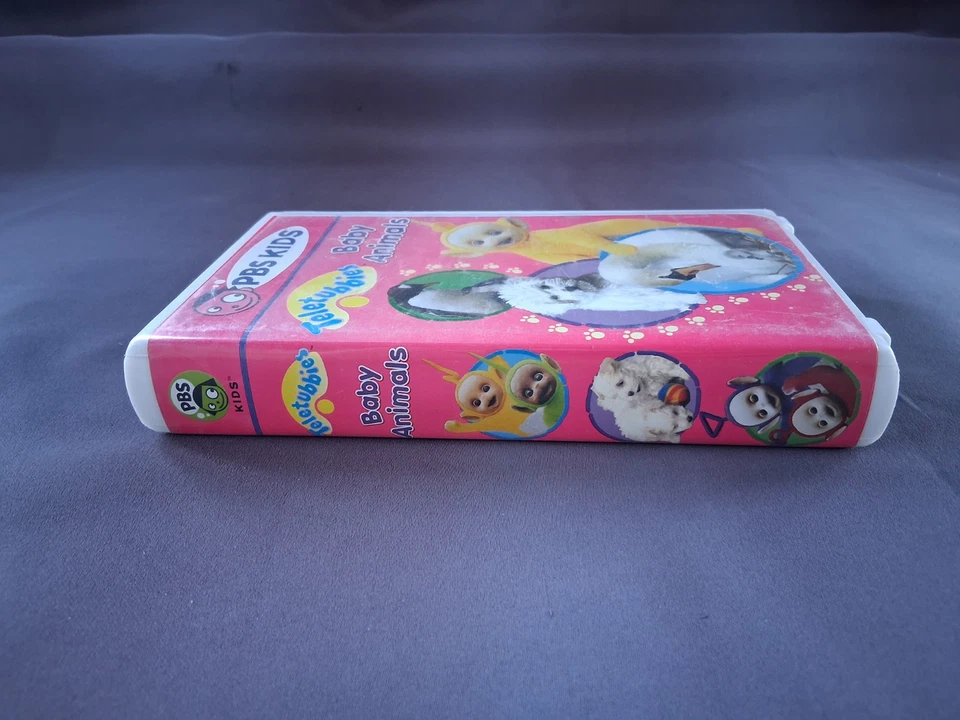 PBS KIDS Home Video Teletubbies VHS Baby Animals 2001 Bullet Case (Cat.88519) Foto 4 de 4