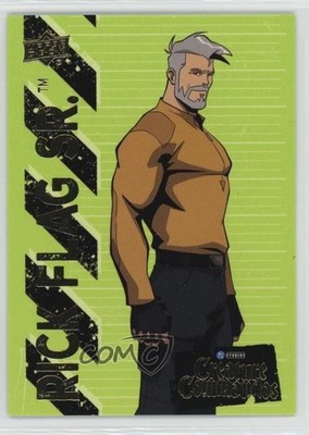 2025 Upper Deck DC Creature Commandos Green Neon 74/200 Rick Flag Sr #1 0c5k