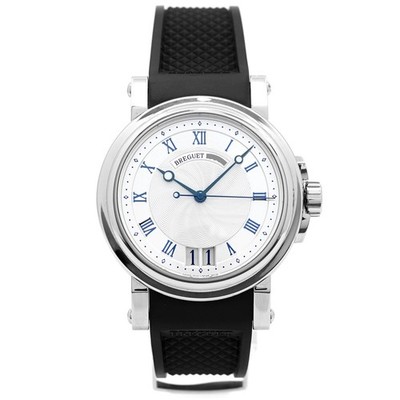 Breguet Watch Marine Big Date 5817 - Inventory 9186 Stainless Steel 39mm Rubber